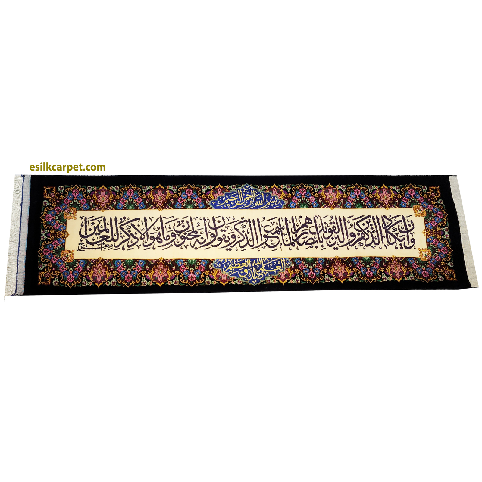 تابلو فرش دستباف وانیکاد، تمام ابریشم قم
