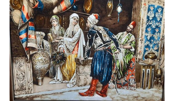 تابلو فرش دستباف شرقی
