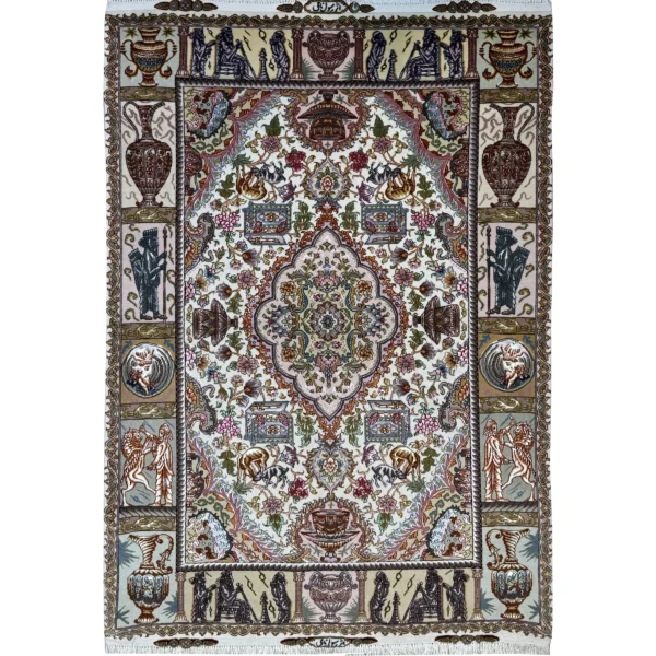 ذرع‌ونیم نامی تبریز، دستباف - esilkcarpet - بازار آنلاین فرش ابریشم دستباف