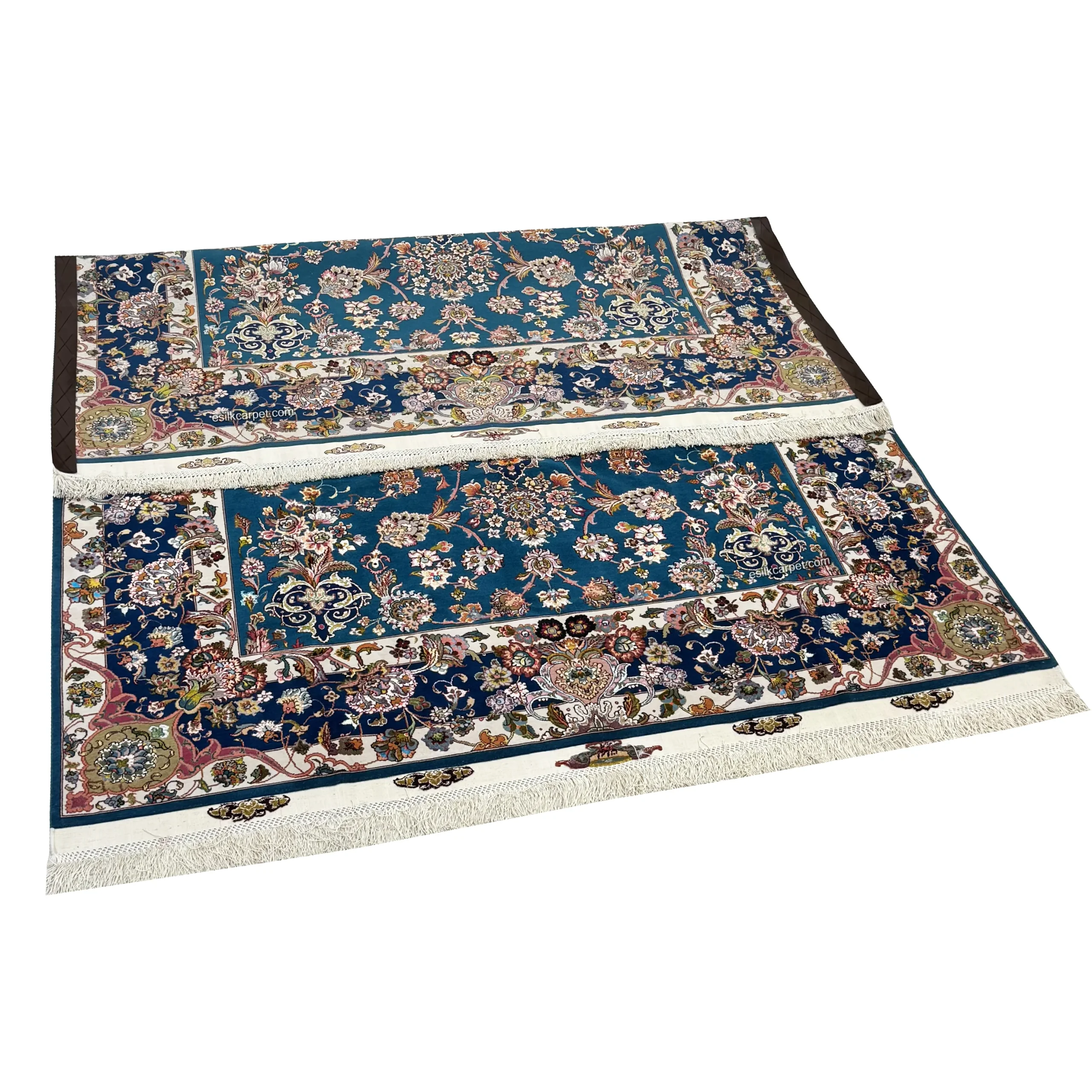 فرش دستباف 3 متری قره باغی تبریز با نخ تمام ابریشم – esilkcarpet.com