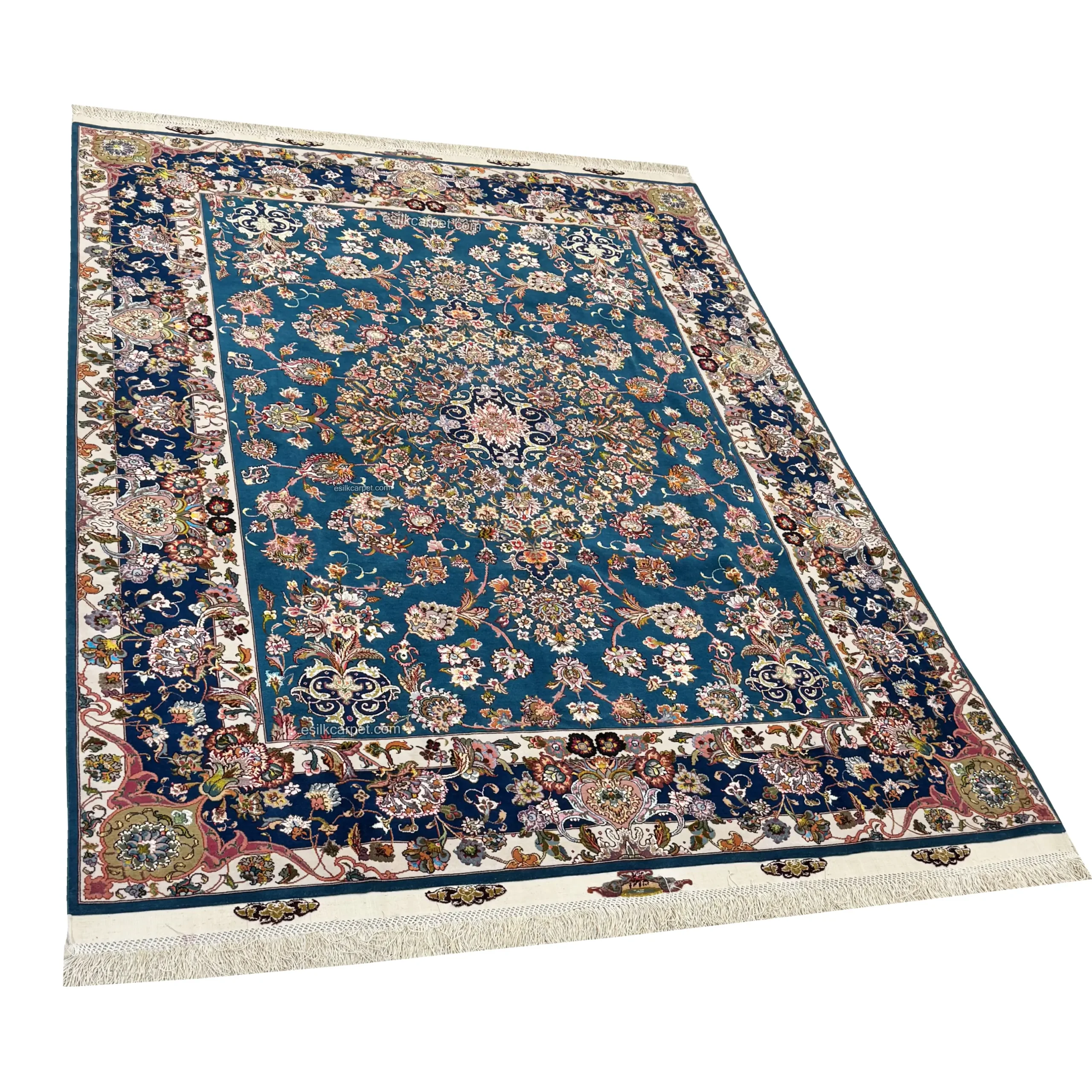 فرش دستباف قره باغی 3 متری طرح کلاسیک اصیل – esilkcarpet.com