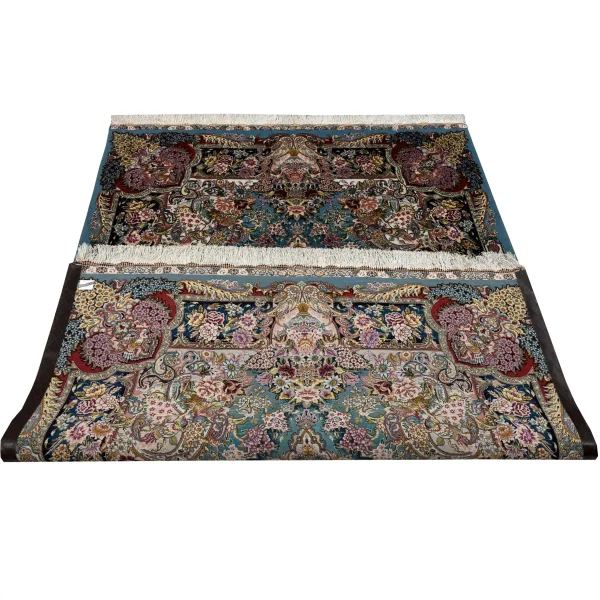 الیاف مرغوب در فرش دستباف تبریز طرح بوستان مهر سالاری، دوام و کیفیت ماندگار – esilkcarpet.com