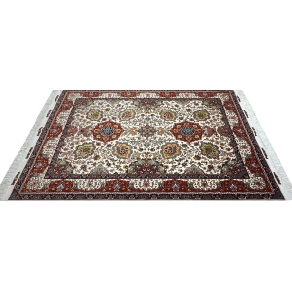 فرش نفیس دستباف تبریز طرح چلسی با طراحی خاص – esilkcarpet.com