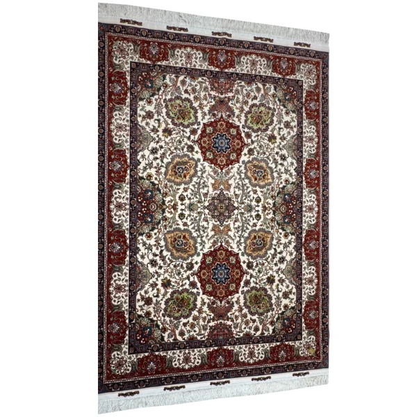 الیاف طبیعی و رنگرزی سنتی در فرش چلسی استاد قره‌باغی – esilkcarpet.com