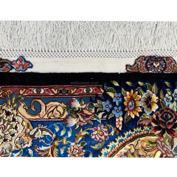 گره‌های دستباف ظریف در فرش تبریز | esilkcarpet.com