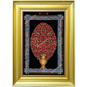 تابلوفرش گلدانی قم