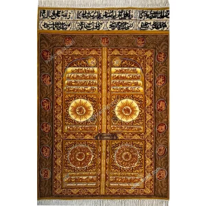 ذرع و نیم پشم و کرک طرح در کعبه بافت تبریز